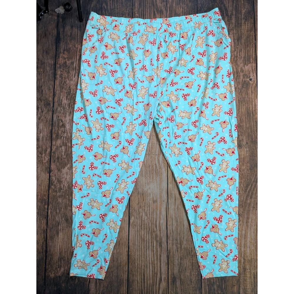 Disney Store Mickey Mouse & Friends Mint Holiday Pajama 2X Gingerbread Candy Can - Picture 7 of 12